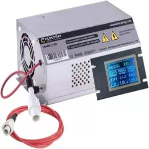 클라우드레이 CO2 전원 공급 장치 50W 60W 80W AC90-250V LCD 화면 DIY 교체 부품 RECI W2 유리 튜브 및