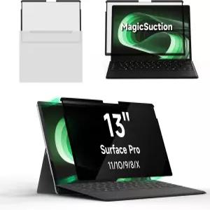 13인치 Surface Pro 11/10/9/8/X용 BROPGOD 노트북 개인정보 보호 화면 Microsoft 13in용 탈착식 컴퓨터