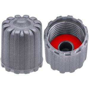 MEAJOO 10PCS TPMS 타이어 밸브 스템 캡, 플라스틱 휠 스템, 오링 고무 씰, 자동차, SUV, 트럭, 자전거, 오토바이, 자전거(그레이)용 범용 커버