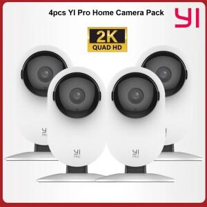 2K 보안 카메라 키트 1/2/4개 YI Pro 스마트 감지 기능이 있는 실내 카메라 아기 애완동물 모니터링을 위한