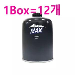 맥스 이소 캠핑 부탄 가스 450g 1박스 12개
