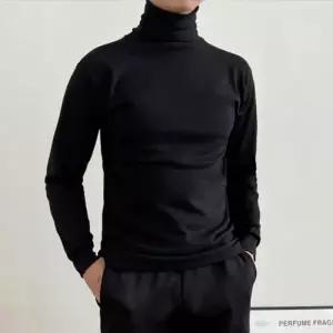 [하프클럽/]블랙 화이트 남성 목폴라 터틀넥 터들넥 반폴라