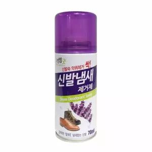 TBZ 리빙굿 신발냄새제 거제 소형 70ml 즉효 탈취 스프레이 발냄새 살균 구두 운동화용