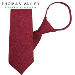 [토마스베일리][THOMAS VAILEY] 토마스베일리 자동/지퍼넥타이-그라운드 레드 7.5cm