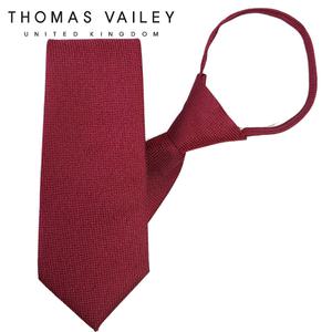 [토마스베일리][THOMAS VAILEY] 토마스베일리 자동/지퍼넥타이-그라운드 레드 7.5cm