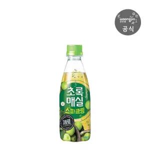 (G) 초록매실 스파클링 제로 350ml 20개