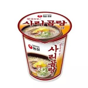 [오피스디포]사리곰탕면 작은컵 61gx30개 박스 농심