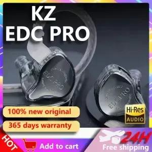KZ EDC PRO HIFI 최고의 인이어 유선 다이나믹 루프 대형 드라이브 모니터 이어폰용 탈착식 오디오 케이블