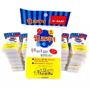 청소 오염물제거 폼 묵은때제거 걸레 물세척 크레파스지우기 지우개 30개 소형1P포장 세척