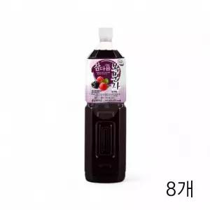 TBZ 참다음 복분자 5배희석 1.5L X 8개 음료베이스 복분자원액 카페 식자재 과일원액