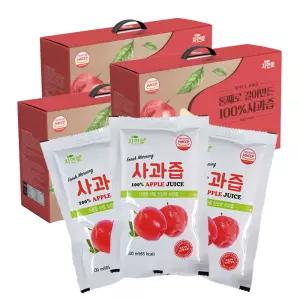 자연애 명품 사과즙 저온착즙 자연애 생사과즙 100ml 30팩(3박스)