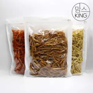[맘스킹]강원강릉 다존 바삭한 양념먹태 1500g(버터500g+간장500g+매운500g) 대용량