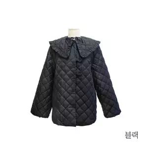 [가니] 카라 퀼팅 재킷