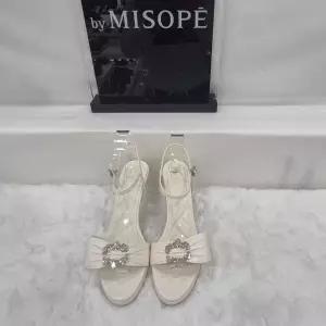 [미소페]By미소페 큐빅 리본 스트랩 샌들 112HH424ST008 IVORY 1_JJ