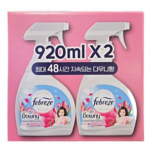페브리즈 섬유탈취제 다우니향 920ml X 2
