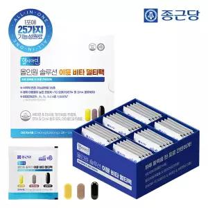 종근당 올인원 솔루션 이뮨 비타 멀티팩 30포 1박스 / 오메가3 루테인 밀크씨슬