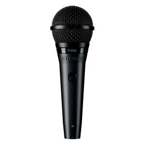 Shure PGA58 다이내믹 마이크 - 카디오이드 픽업 패턴이 있는 보컬용 휴대용 마이크, 개별 온/오프 스위치, 스탠드 어댑터 및 지퍼 파우치, 케이블 없음 (PGA58-LC)