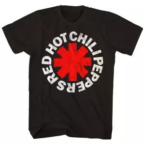 rhcp 레드핫칠리페퍼스 락 밴드 메탈티 티셔츠 로고 순면 남녀공용 스트릿 봄 월드투어