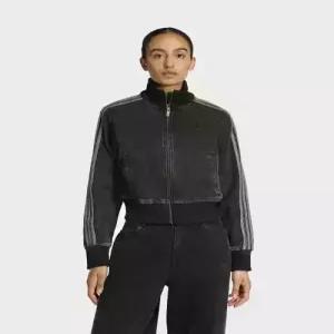 adidas 파이어버드 데님 트랙탑 - 블랙 KD2898