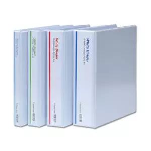 (백색) 모든오피스투명3공D링바인더 PP A4 7cm/고급/서류철/다용도/문서보관/사무실/서류/스크랩/업무용