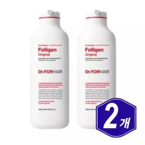 닥터포헤어 폴리젠 오리지널 탈모완화 플로럴프레시향 500ml x 2개 중년 남자 여자 시니어 모발 두피 관리