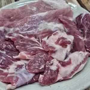 국내산 지리산 흑돼지 뒷고기 500g 2팩 1kg24375102588324
