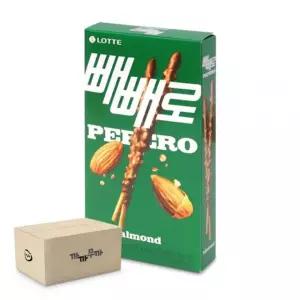 롯데 아몬드 빼빼로 37g (1박스-40개) 어린이간식 초