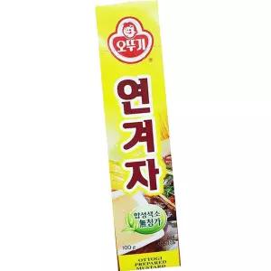 오뚜기 튜브 연겨자 100g 조미료