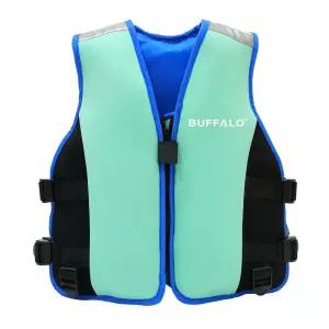 BUFFALO 네오프렌 어린이 아동 구명조끼 민트 1P 어린이구명조끼 부력보조복 튜브 물놀이용품 보트