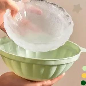 주방 실리콘 얼음 그릇 틀 화채 빙수 제빙 용기 여름 디저트 냉동 보관 트레이