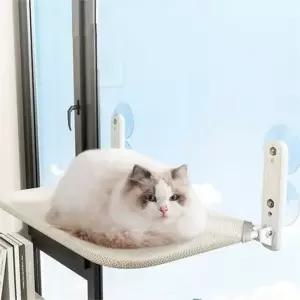 친절한탄씨 고양이 창문 해먹 고양이 흡착 해먹 접이식 침대 일광욕 이동 공간 고양이창문해먹