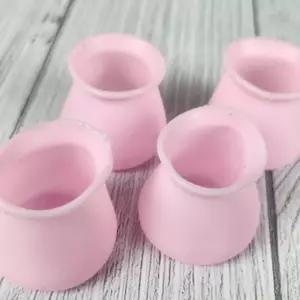 (올핀)소음방지 의자발 커버 핑크 4P 식탁의자용