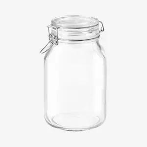 보르미올리 피도 밀폐용기 유리병 2000ml 1P 유리 잔 컵 밀폐용기 병 글라스