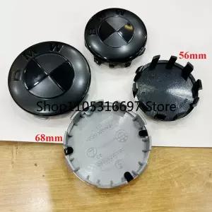 자동차휠캡 4p-56/68mm 신형 블랙 배지는 BMW 호환 그룹의 개조 부품의 ABS 허브 센터 커버 교체