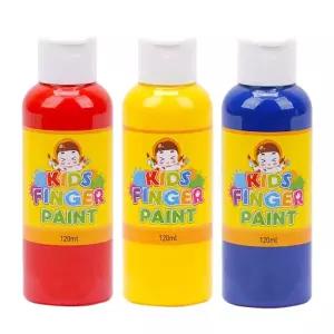 미술놀이 핑거페인트 120ml x 3색 세트 [BHQ62346]