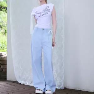 [롯데백화점]에고이스트 [BLUE LABEL]와이드 턱킹 데님팬츠 ES2ODP07