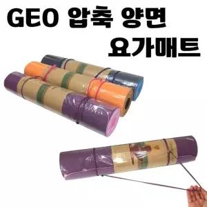 충격 요가 운동 [GEO 방지 헬스 [동해상사] 접이식 완하 홈트 양면 스트레칭 쿠션 밀림 매트] 압축 6mm