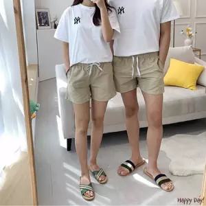 비치 바지 커플 남녀공용 바지 팬츠 보드숏 숏팬츠 3부 반바지 여름