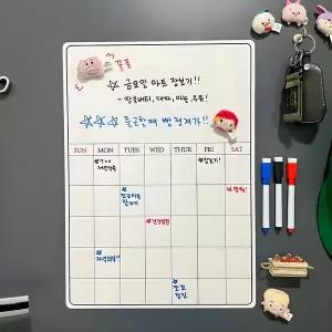 스브링 만사오케이 자석 냉장고 메모보드