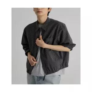 에잇세컨즈 체크 블루종 애쉬 6281874