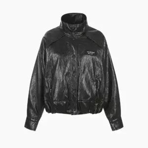 [에고이스트] [BLUE LABEL] 하이넥 페이크 레더자켓 ES2OJK03
