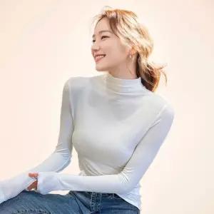 피치기모 여성 목티 스판 이너 목폴라티