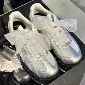 신발끈 쉬폰신발끈 쉬폰 레이스 신발끈 슈레이스 [운동화 리본 끈 삼바 호환 커스텀 장식