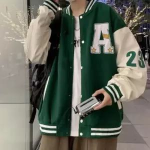 야구 점퍼 후드티 레이어드 착용 커플룩 블루종 남자야구잠바 남잠야구점퍼 과잠바