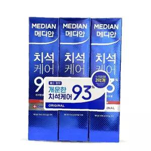메디안 입냄새제거 민트치약 3개입 잇몸치약 케어 120g 오리지날