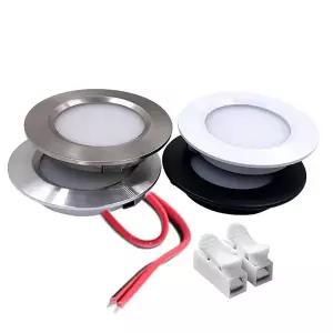 매립등 12V 슬림 LED 캐비닛 조명 3W 초박형 14mm 2인치 매립형 천장등 55mm 구멍 가정용 책장 다운라이트