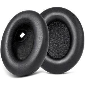 소니 WH-1000XM4(WH1000XM4) 노이즈 캔슬링 헤드폰용 이어 쿠션 차단 메모리 폼이 장착된 패드(블랙)