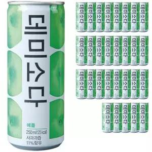 데미소다 사과맛 (250ml*30ea)