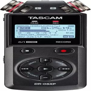 TASCAM DR-05XP 32비트 플로트 휴대용 필드 레코더 및 USB-C 오디오 인터페이스 - 비디오 팟캐스팅을 위한