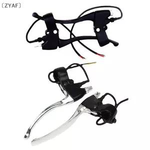 ZYAF1쌍 전기 자전거 브레이크 레버 전원 차단 스위치 전기차 자전거 전동 스쿠터 교체용 예비 세트 키트